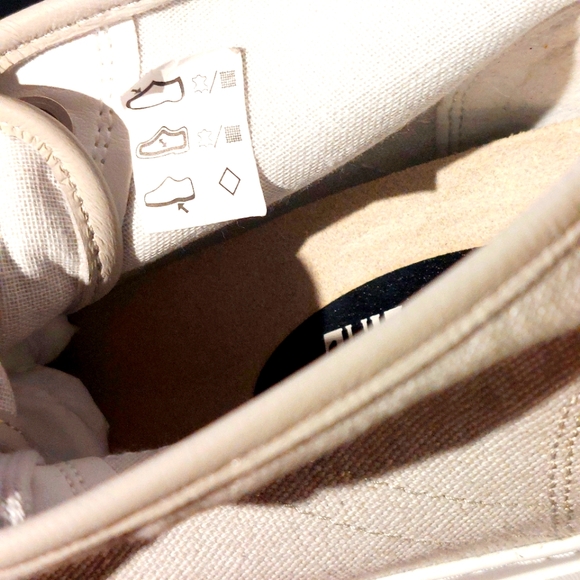 Rucoline oatmeal canvas and leather Ariel wedge sneakers, EU41, NWT - Picture 10 of 13